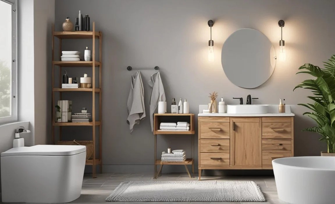 Genius Space-Saving Accessories for Your Budget Bathroom