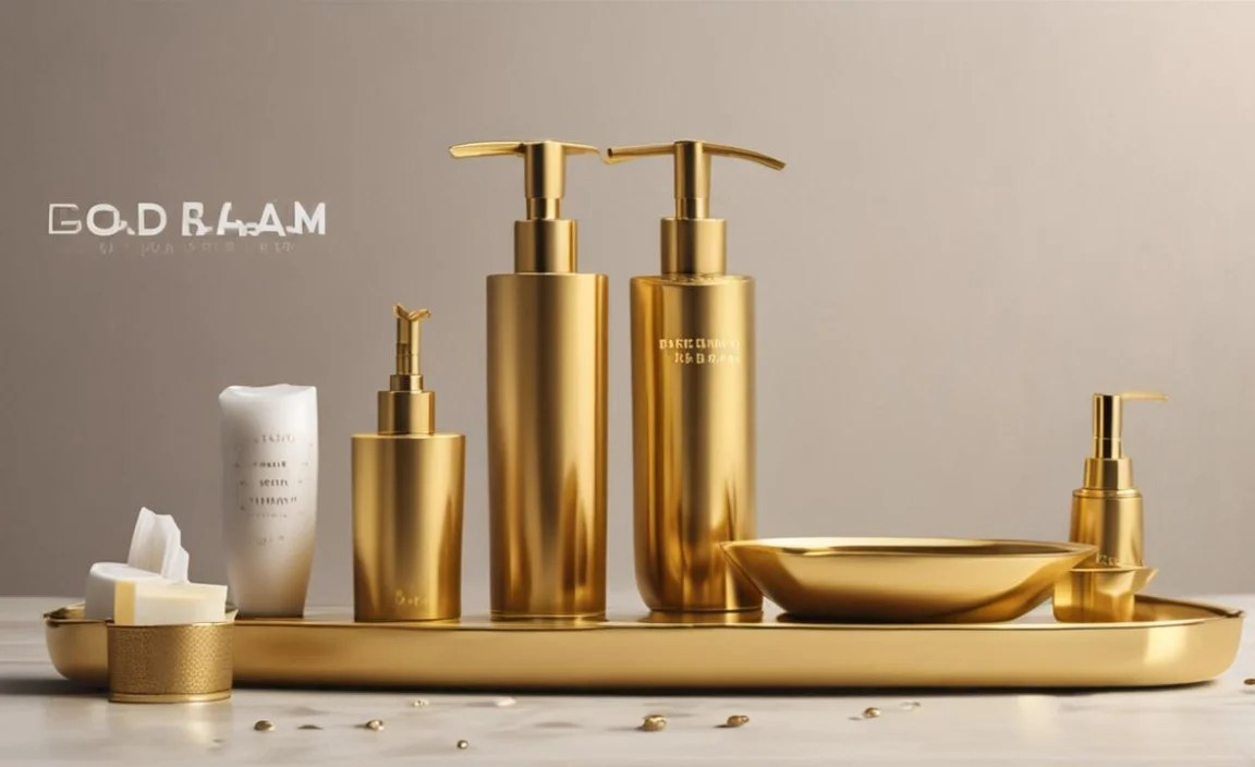 Gold Bathroom Accessories: Essential Luxury