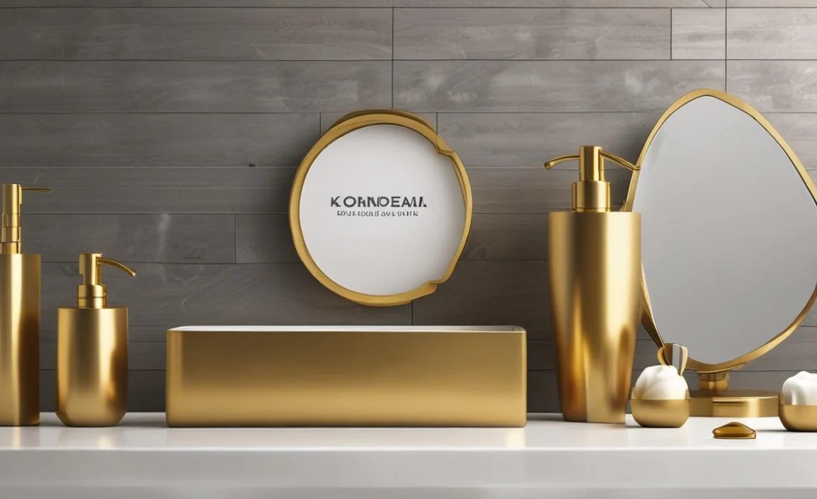 Gold Bathroom Accessories: Trendy & Essential