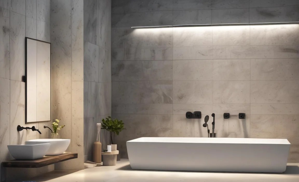How do I clean waterproof bathroom accessories?
