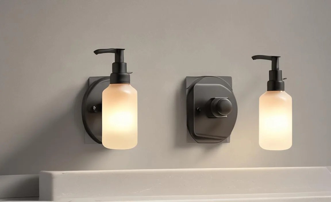 Installing Adhesive Soap Holders: