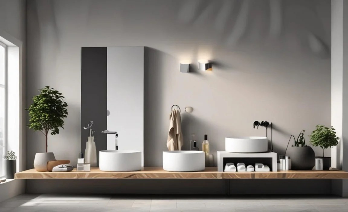 Integrated Sink and Vanity Units