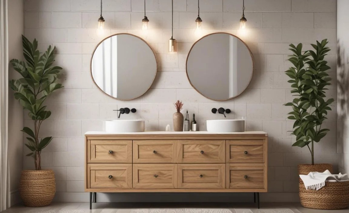 Key Elements of a Boho Bathroom Accessory Set