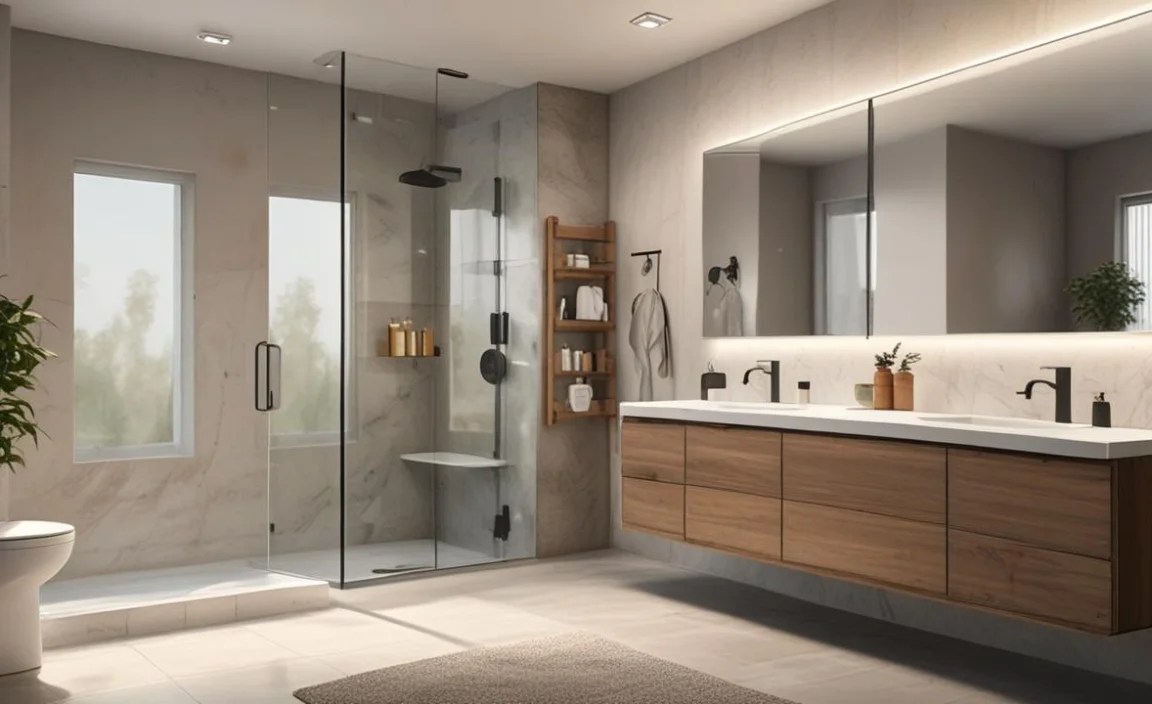 Medium Bathrooms (50 – 100 sq ft)