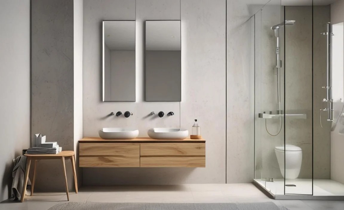 Minimalist Bathroom Decor Space-Saving: Genius Solutions