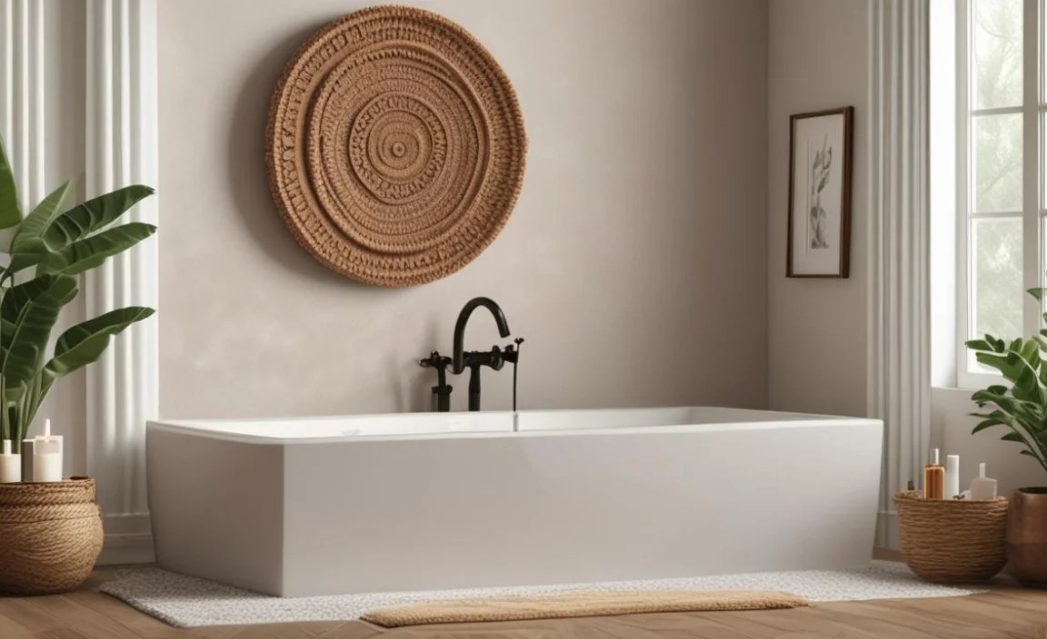 Popular Boho Bathroom Accessory Materials & Styles