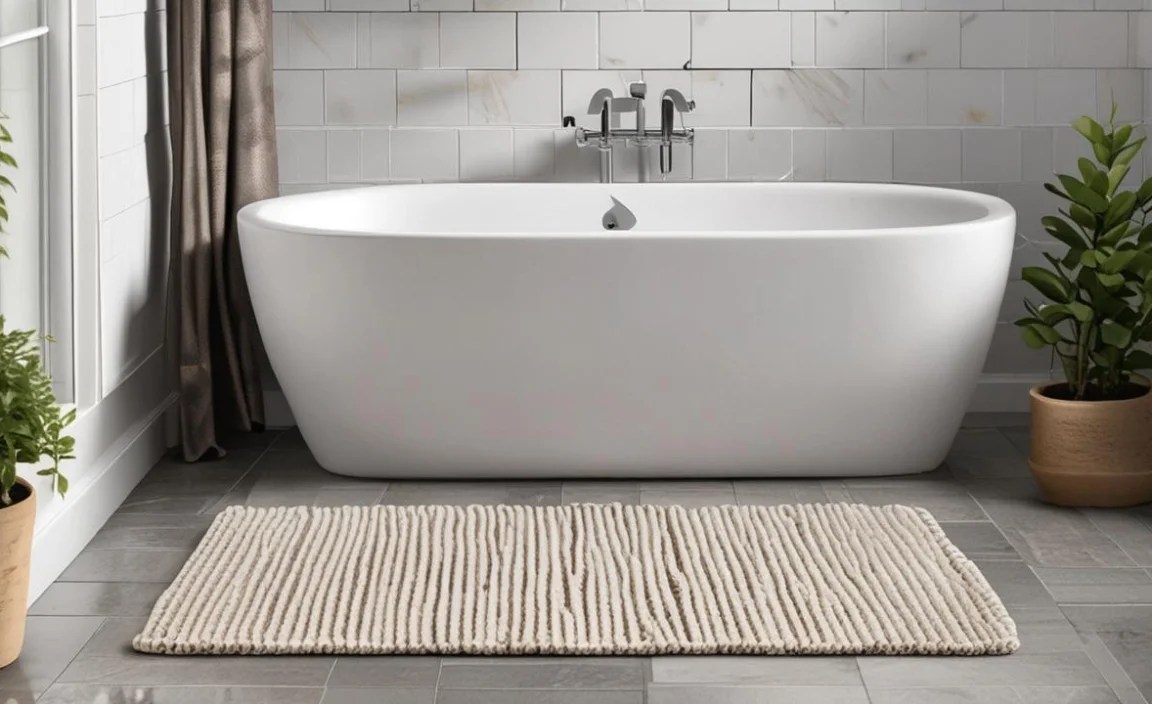 Q: How often should I wash my bath mat set?