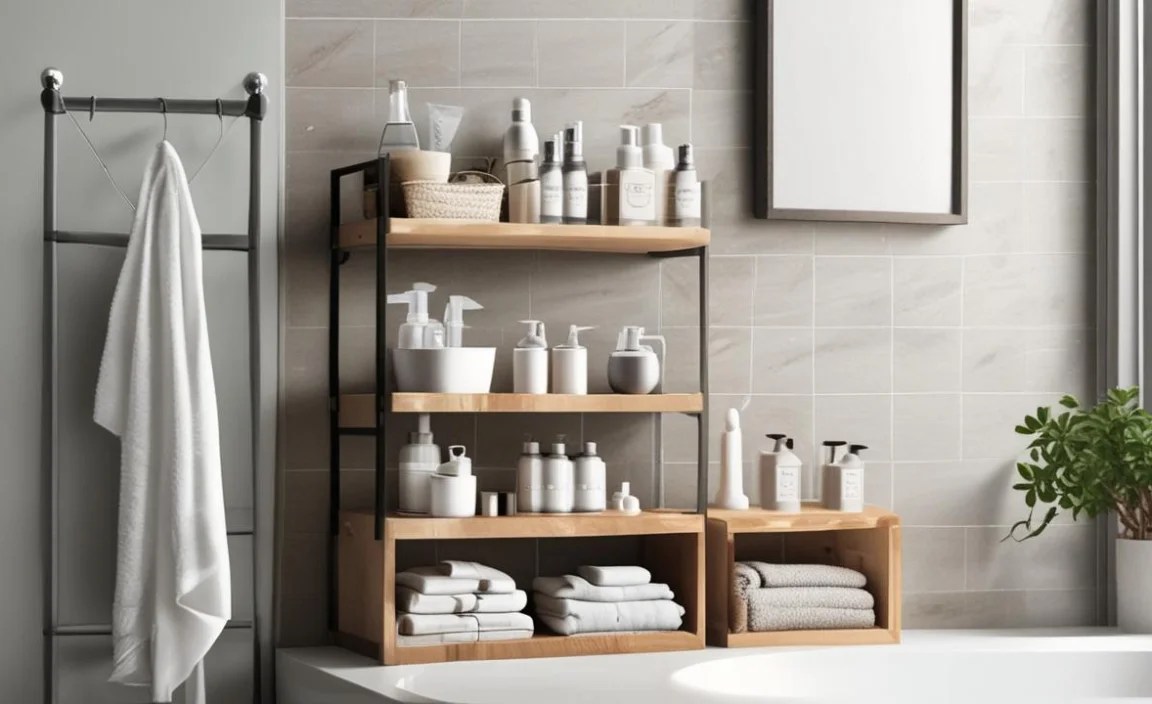 Q1: How can I organize a small bathroom effectively?