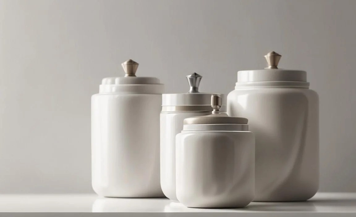 Q1: How do I clean decorative bathroom canisters?