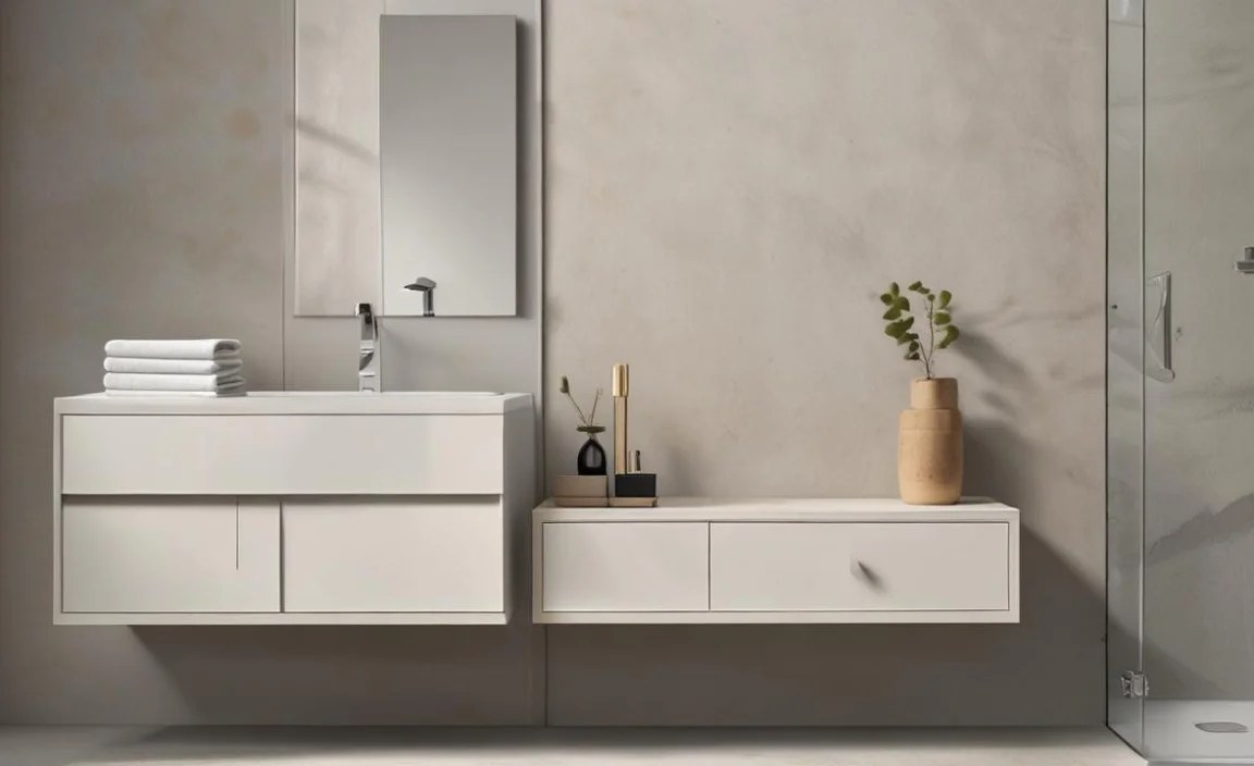 Q1: What is the most space-saving bathroom storage solution?
