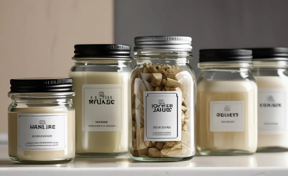 Q2: How do I remove old labels from jars?