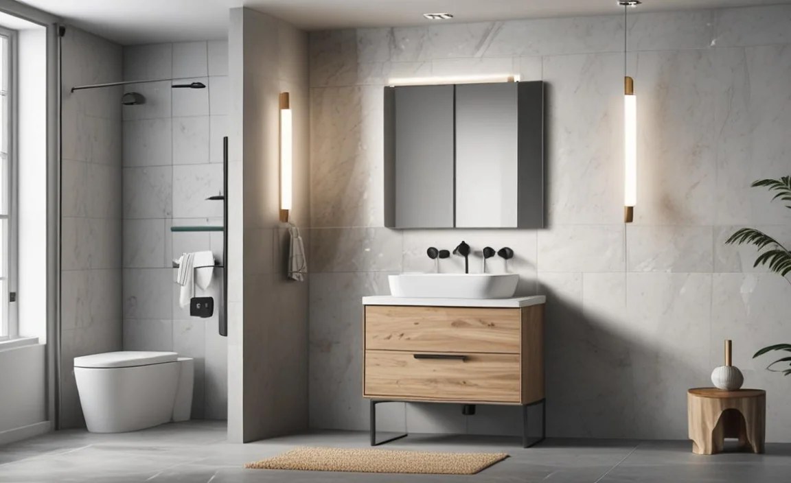 Space Saving Bathroom Items Design Trends: Essential