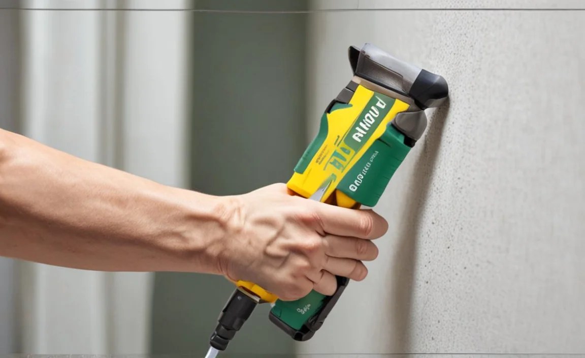 Step 6: Tool and Smooth the Caulk Bead