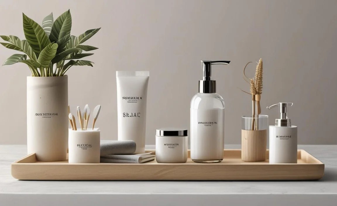 Step-by-Step Guide to Arranging Your Bathroom Accessory Set with Tray Bundle