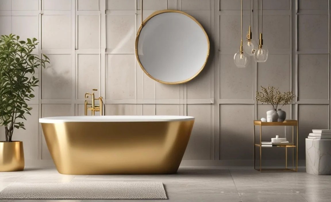 Styling Tips for Gold Bathroom Accessories