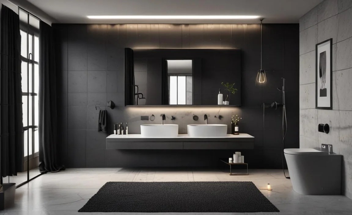 Styling Your Bathroom with Black Matte Accessories