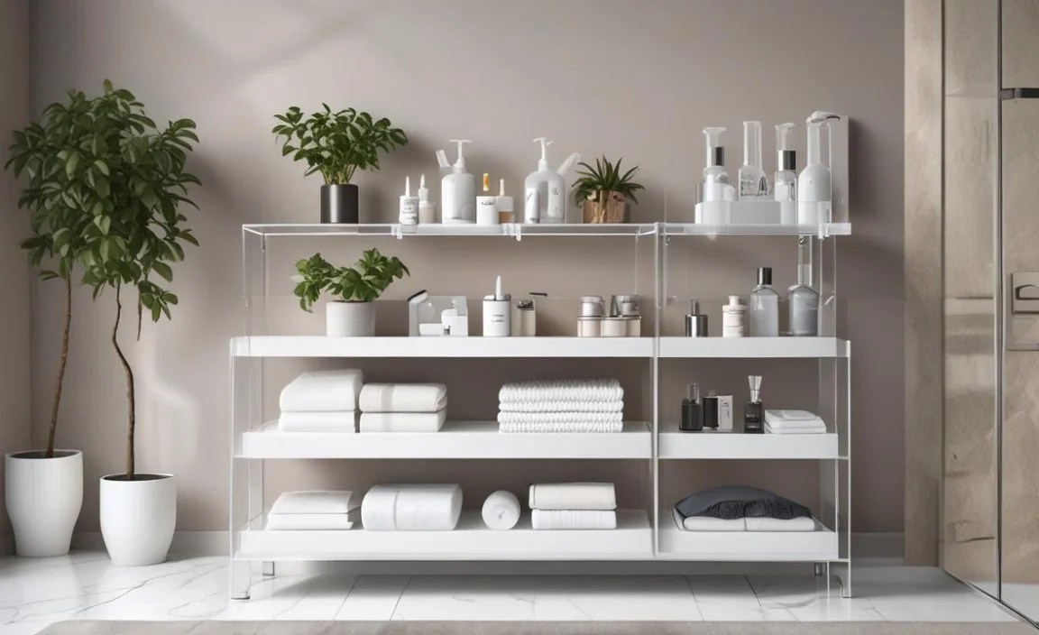 Table: Common Bathroom Items & Ideal Acrylic Organizers