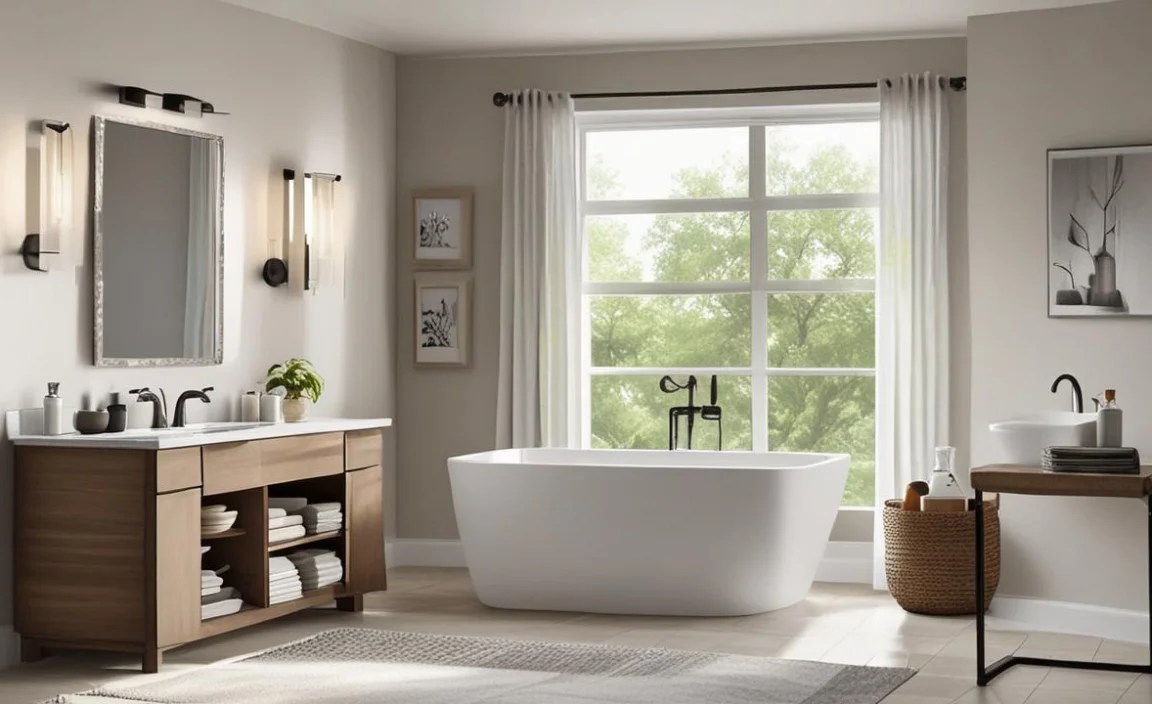 Table: Cozy Guest Bathroom Essentials