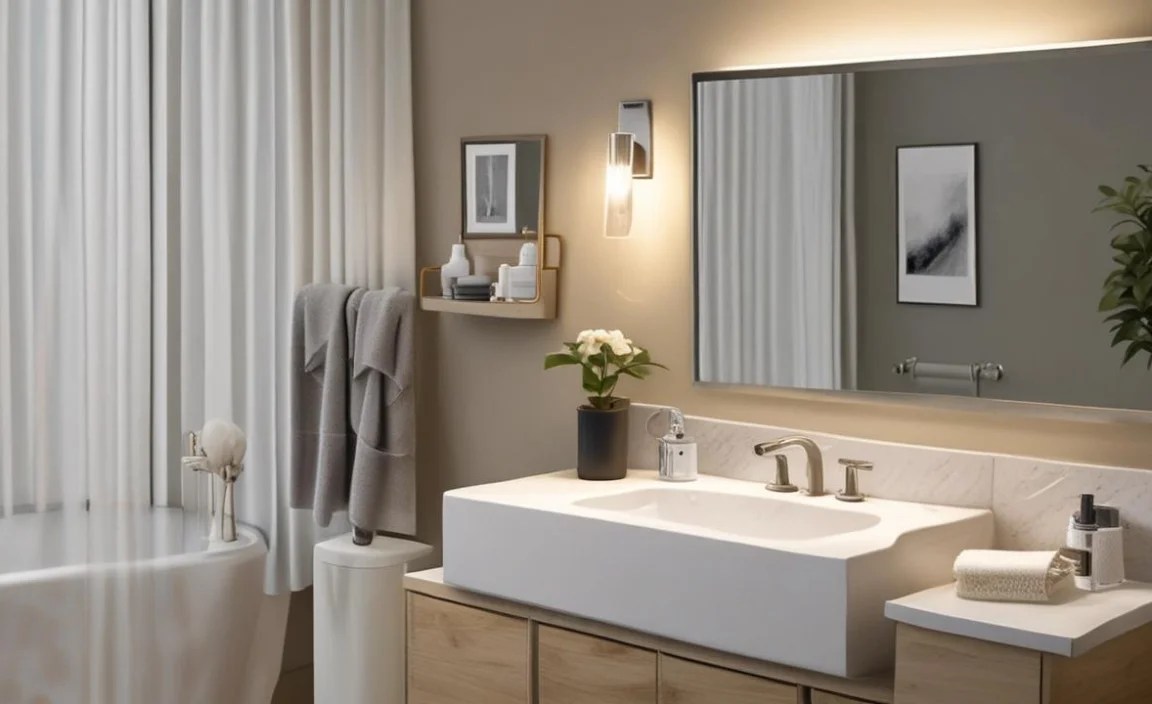 Table: Minimalist Guest Bathroom Essentials