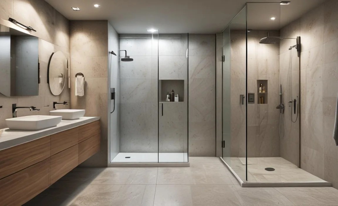 The Freestanding Shower: A Bold Statement Piece