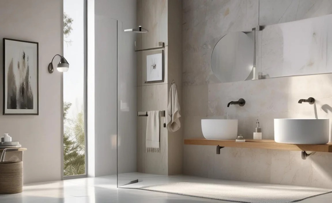 Towel Racks and Hooks: Functional Flair