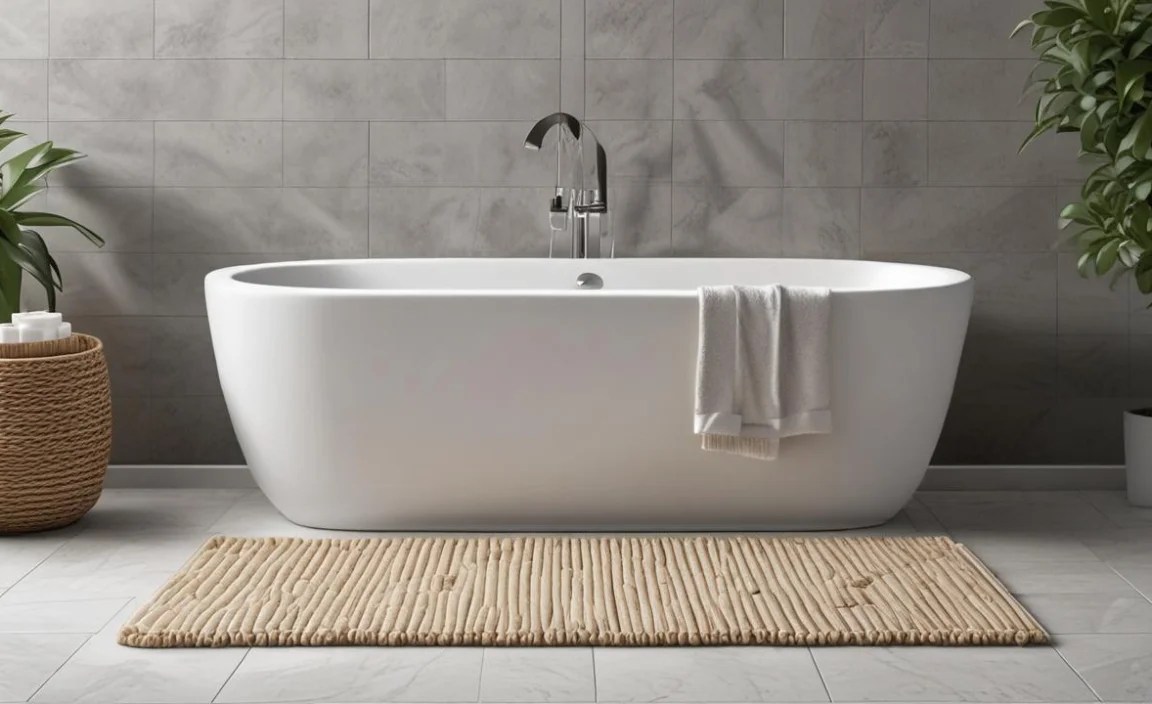 Types of Non-Slip Bath Mat Sets