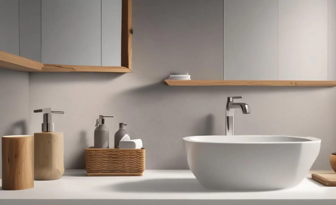 Types of Space-Saving Bathroom Items With Holders