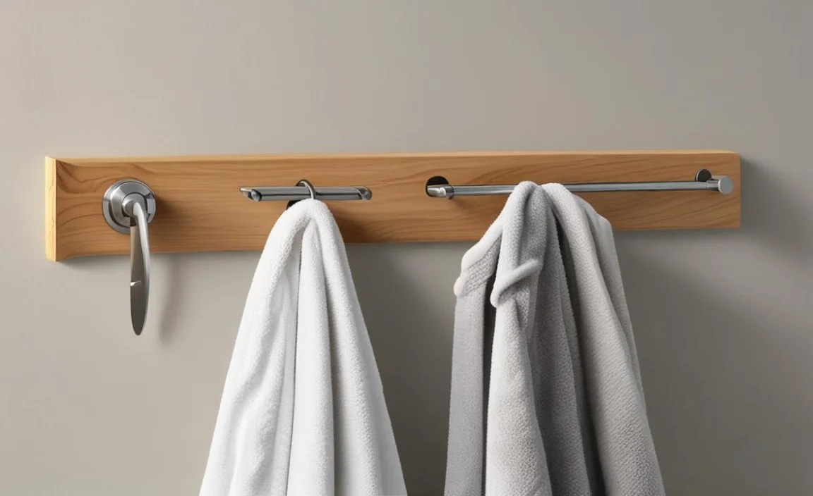 Wall-Mounted Single Hooks