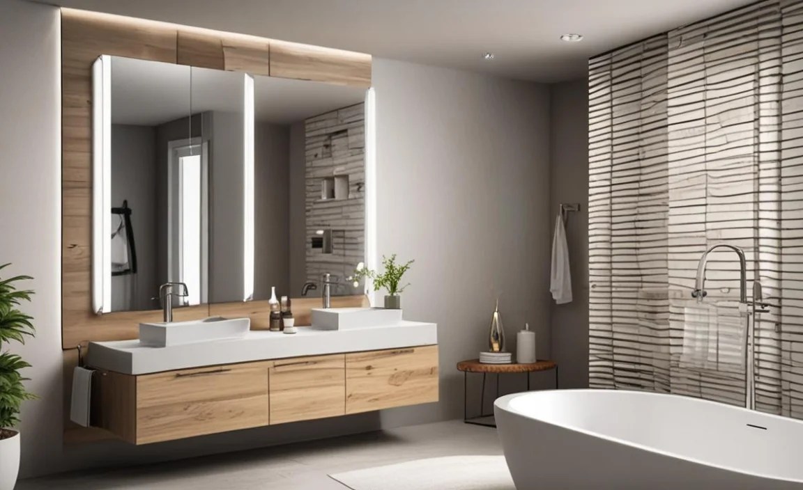 Wall-Mounted Vanities: Sleek and Streamlined