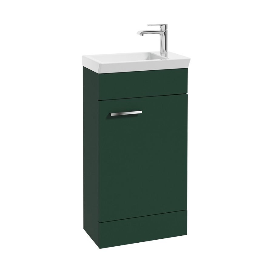 Charm 450mm Matt Green Floorstanding Cloakroom Unit Bathshed