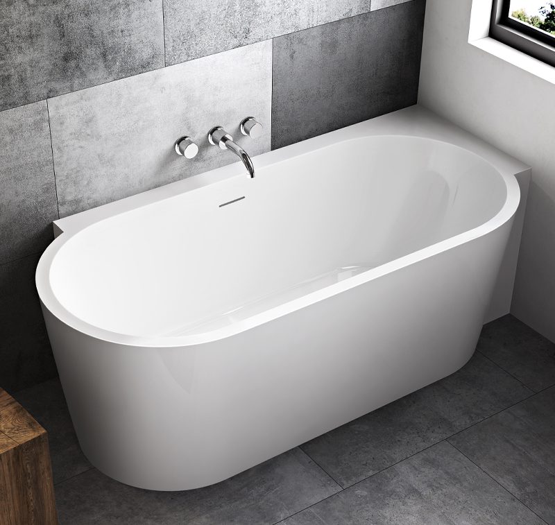 Como Freestanding Offset Corner Bath 1700 X 750mm ubicaciondepersonas