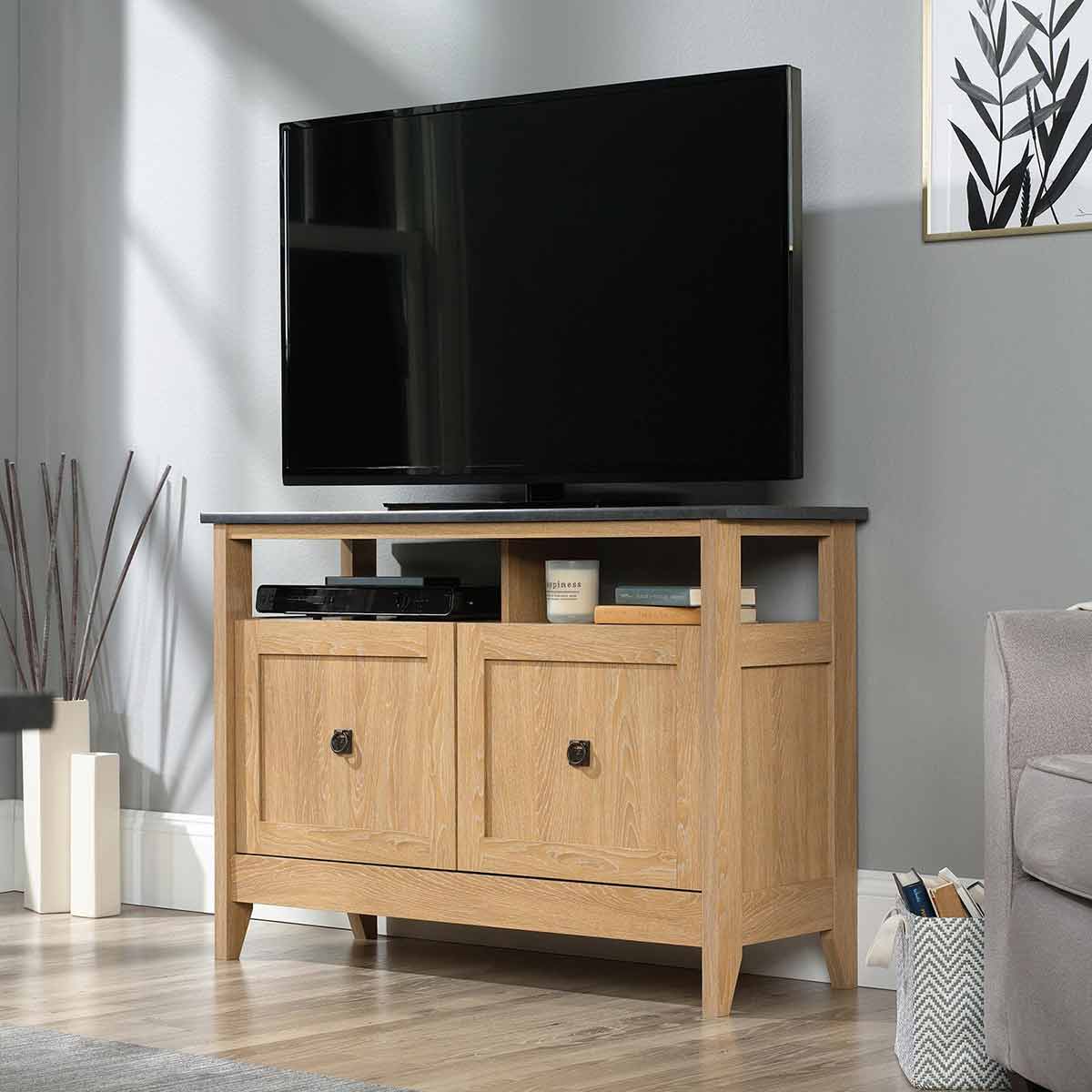 Teknik Office Dover TV Stand, Oak Bath Source