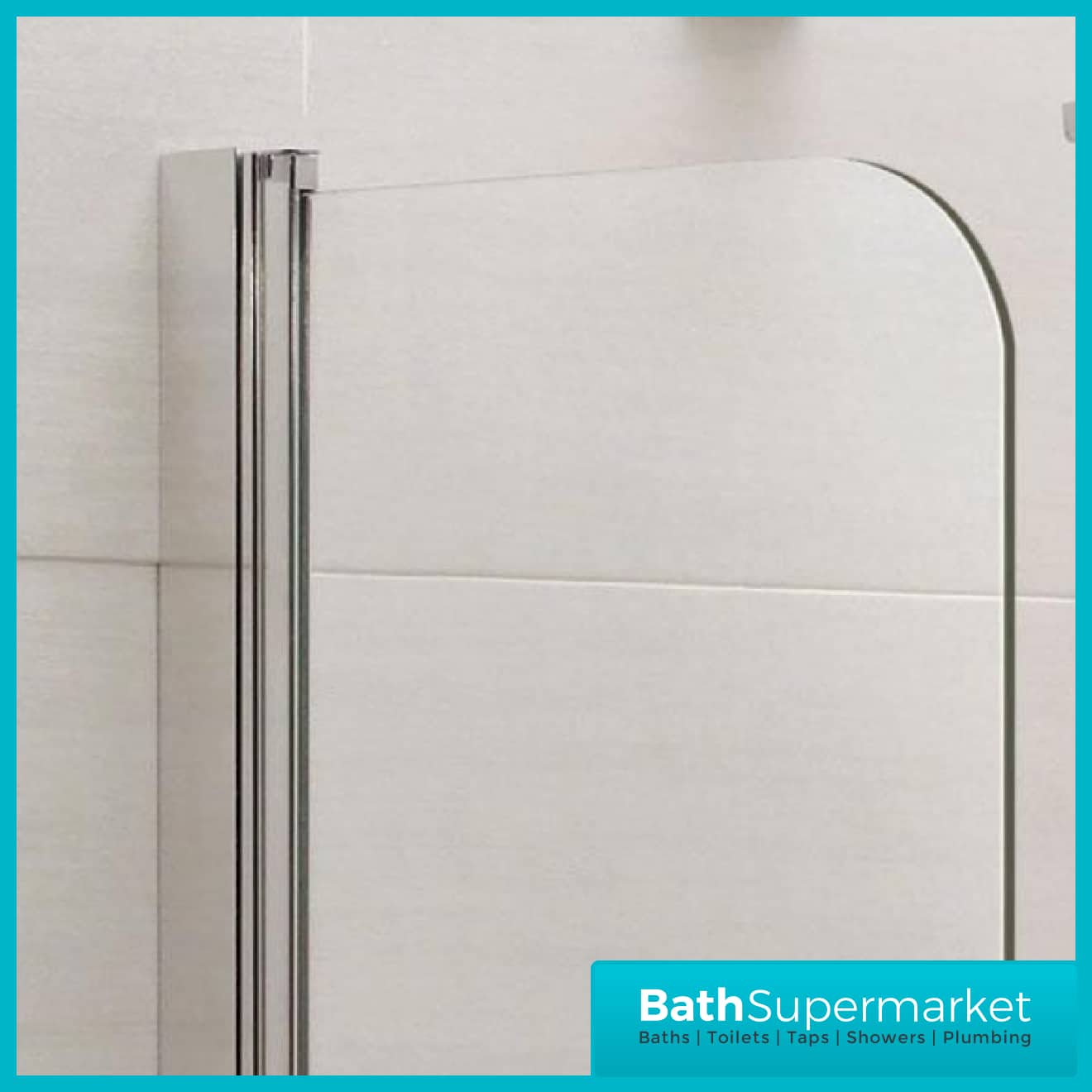 Mini Bath Screen Deflector 1400mm X 300mm BATH SUPERMARKET