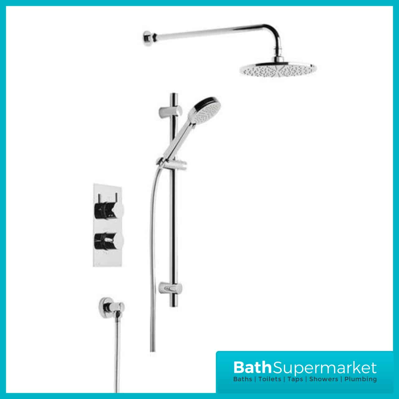 Tavistock Quantum Concealed Dual Function Shower System BATH SUPERMARKET