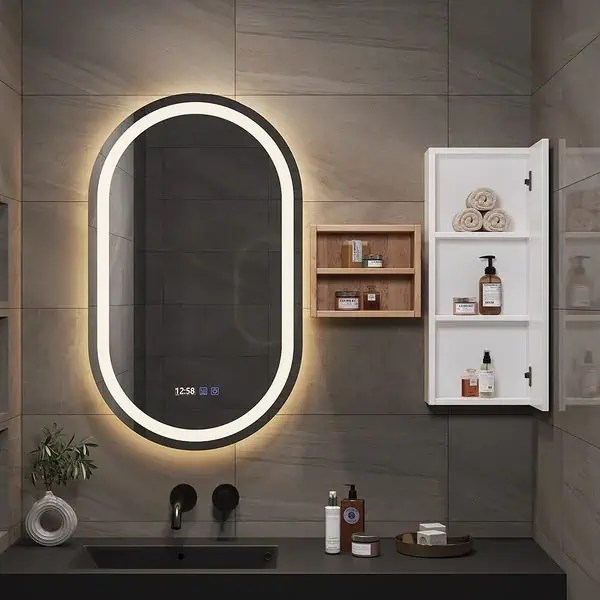 10 Best LED Bathroom Mirrors (2024) Defogger, Makeup, Shaving