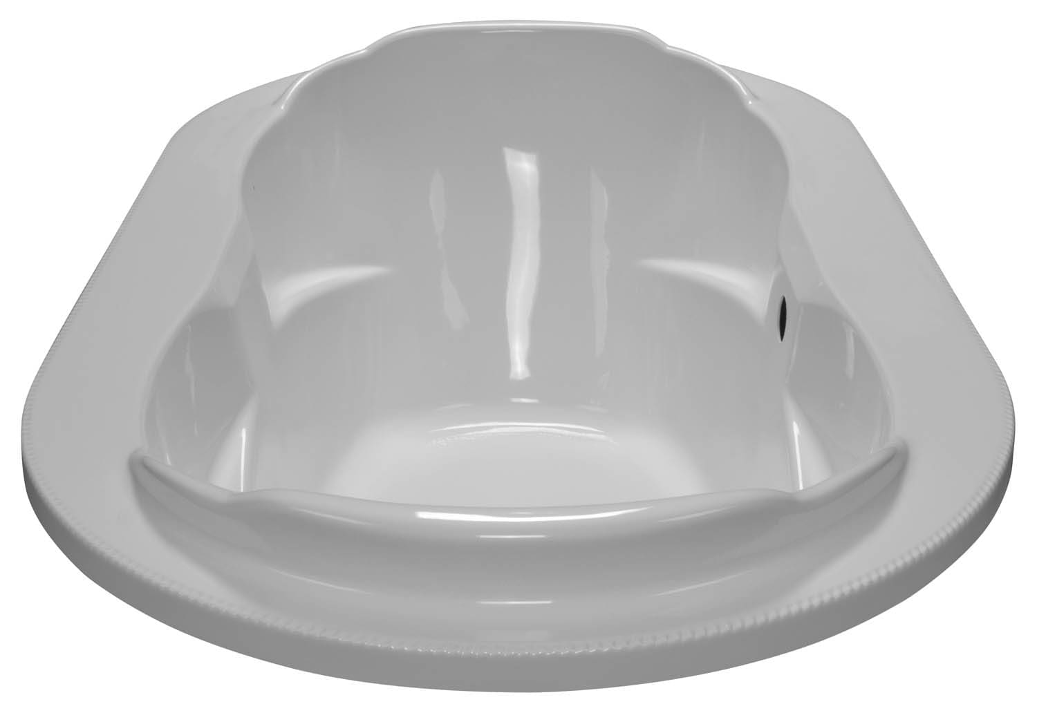 42x72 Oval Drop In Armrest Bathtub BR57