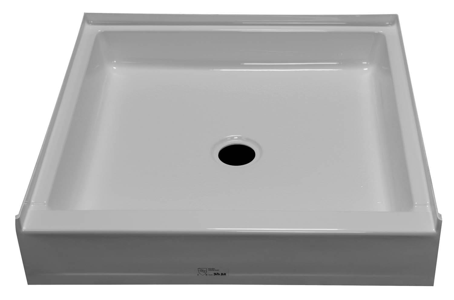 32 By 32 Shower Pan 32x32 Single Threshold Shower Pan SP3232
