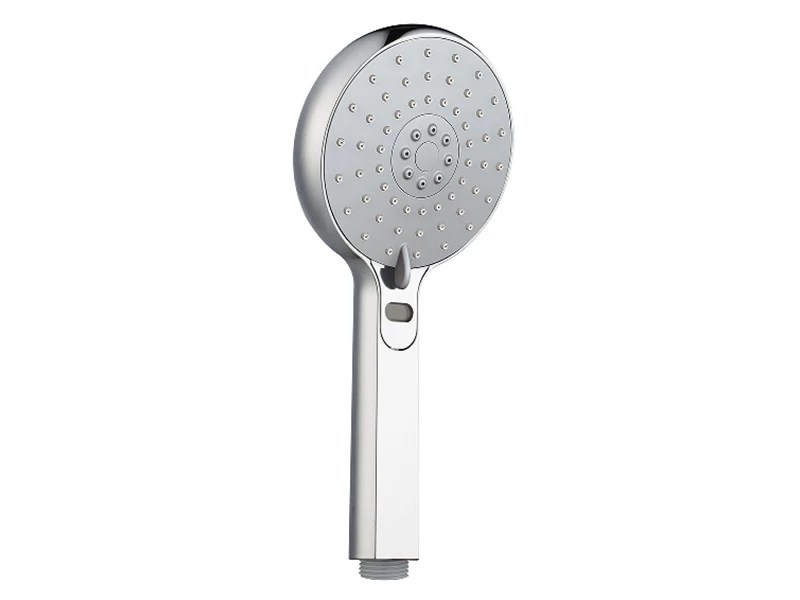 3 Settings Plastic Handheld Spray Shower Head with LED Display