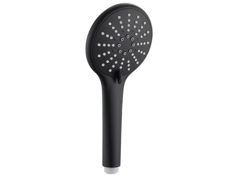 3 Position Plastic Black Handheld Spray Shower Head Bathware Pro