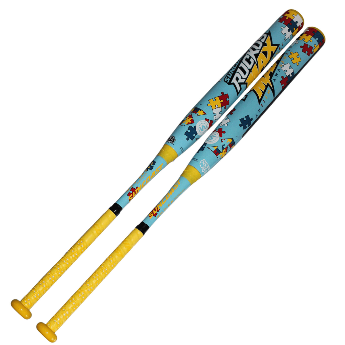 2022 Suncoast Ruckus Max Autism 13 Inch End Load USSSA Softball Bat for