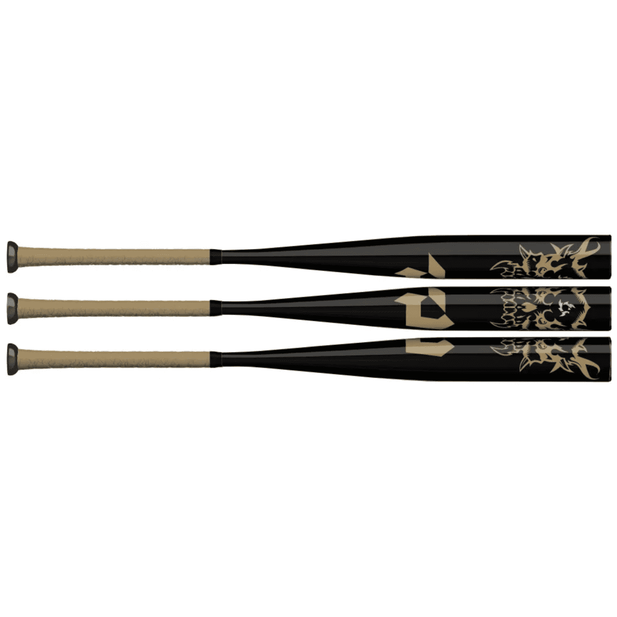 2023 DeMarini Voodoo One BBCOR 3 Bats Plus Custom Baseball Bat (Black