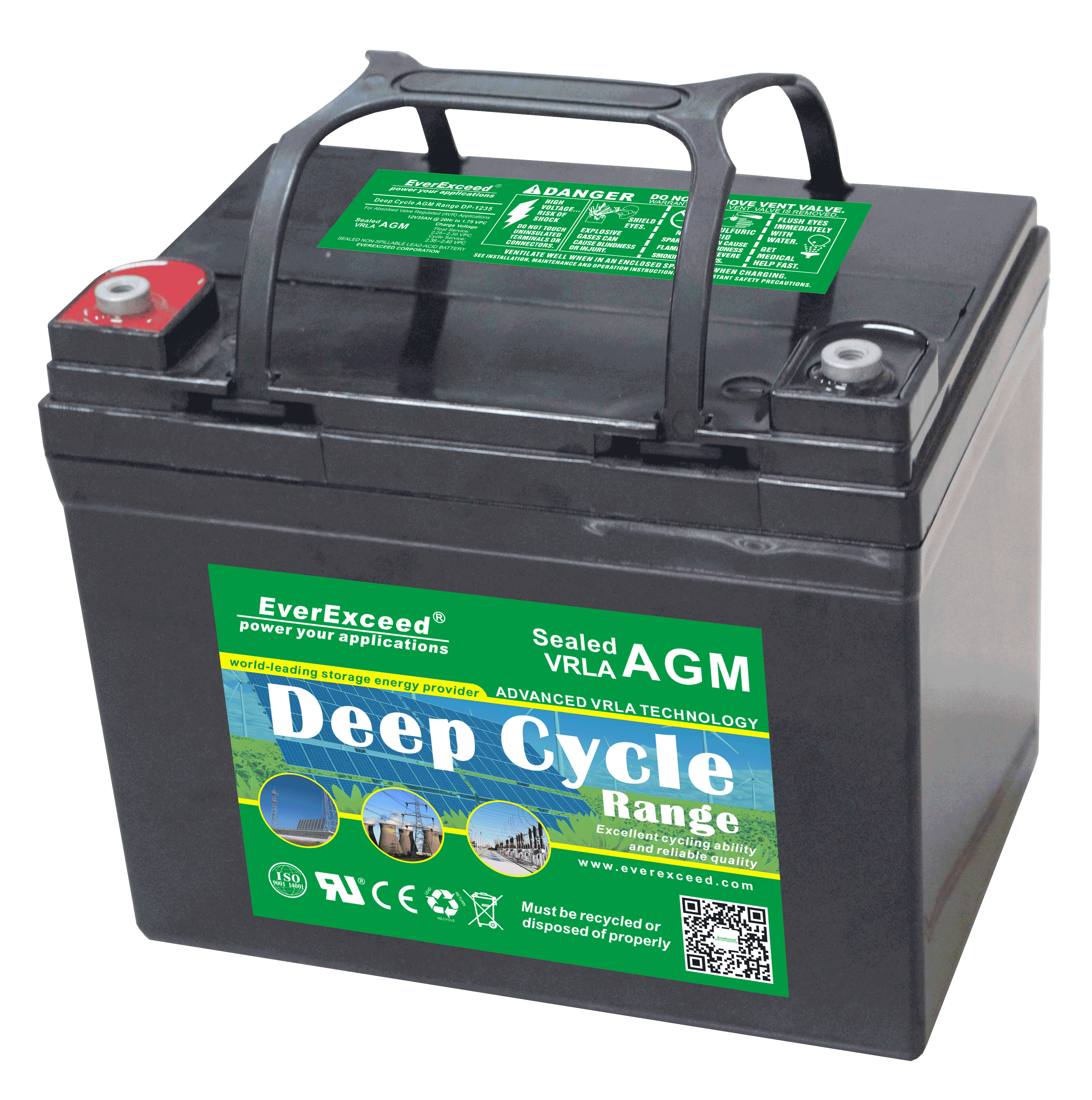 12V 35AH VRLA AGM BATTERY Batteries Direct