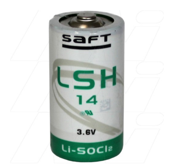 SAFT LITHIUM 3.6V C SIZE LSH14 5.5AH LITHIUM THIONYL CHLORIDE Batteries Plus Osborne Park