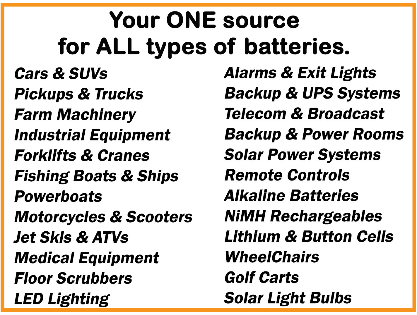 Battery Depot Trinidad Limited ANY BATTERY FOR ANYTHING!