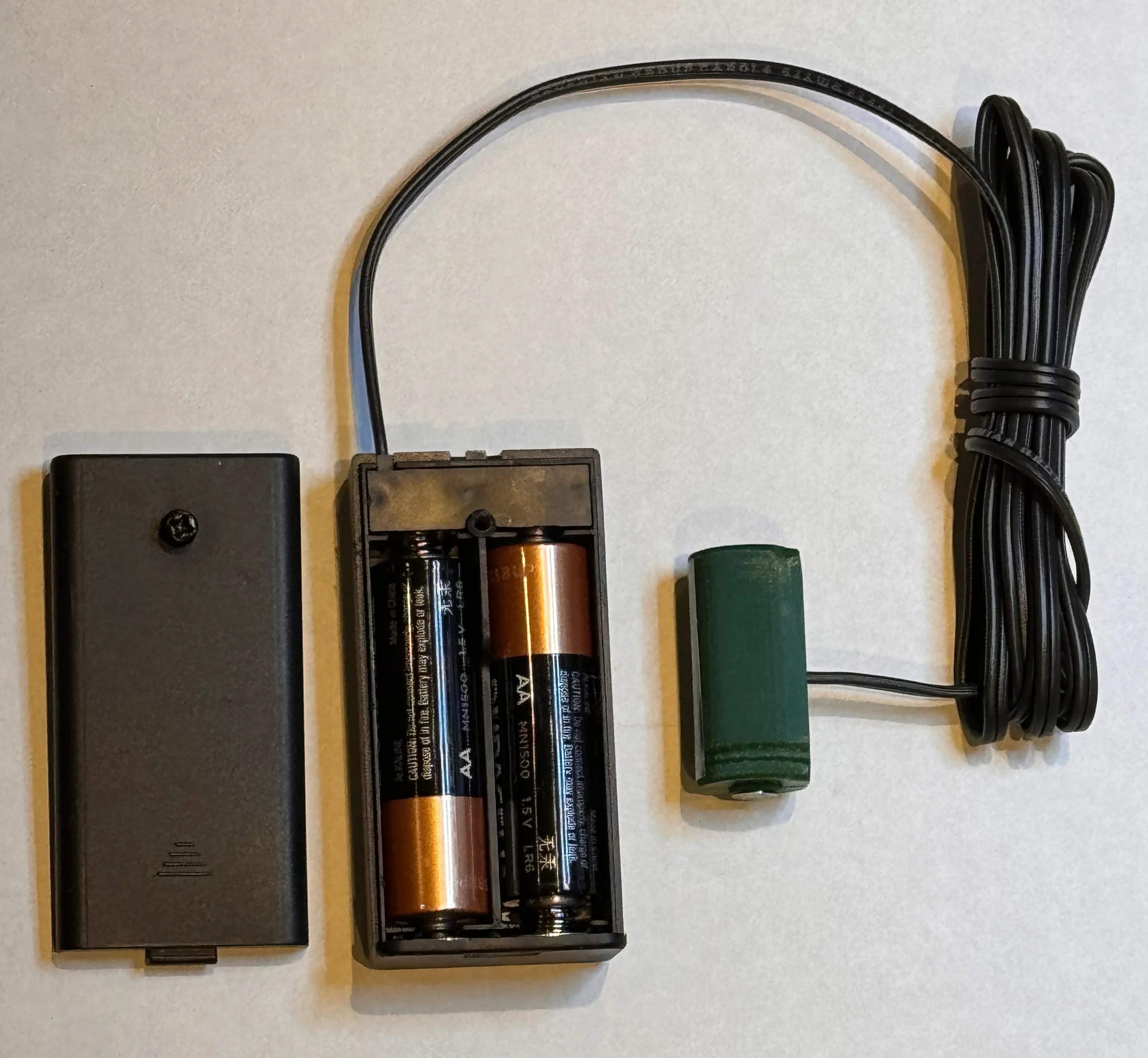 CR123A Battery Eliminator, 2 AA Powered