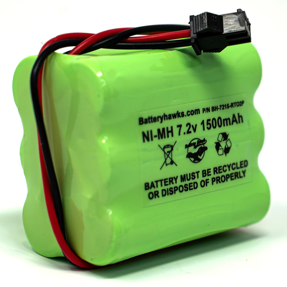 7.2v 1500mAh NiMH Battery Pack Replacement for RC Car Batteryhawk, LLC