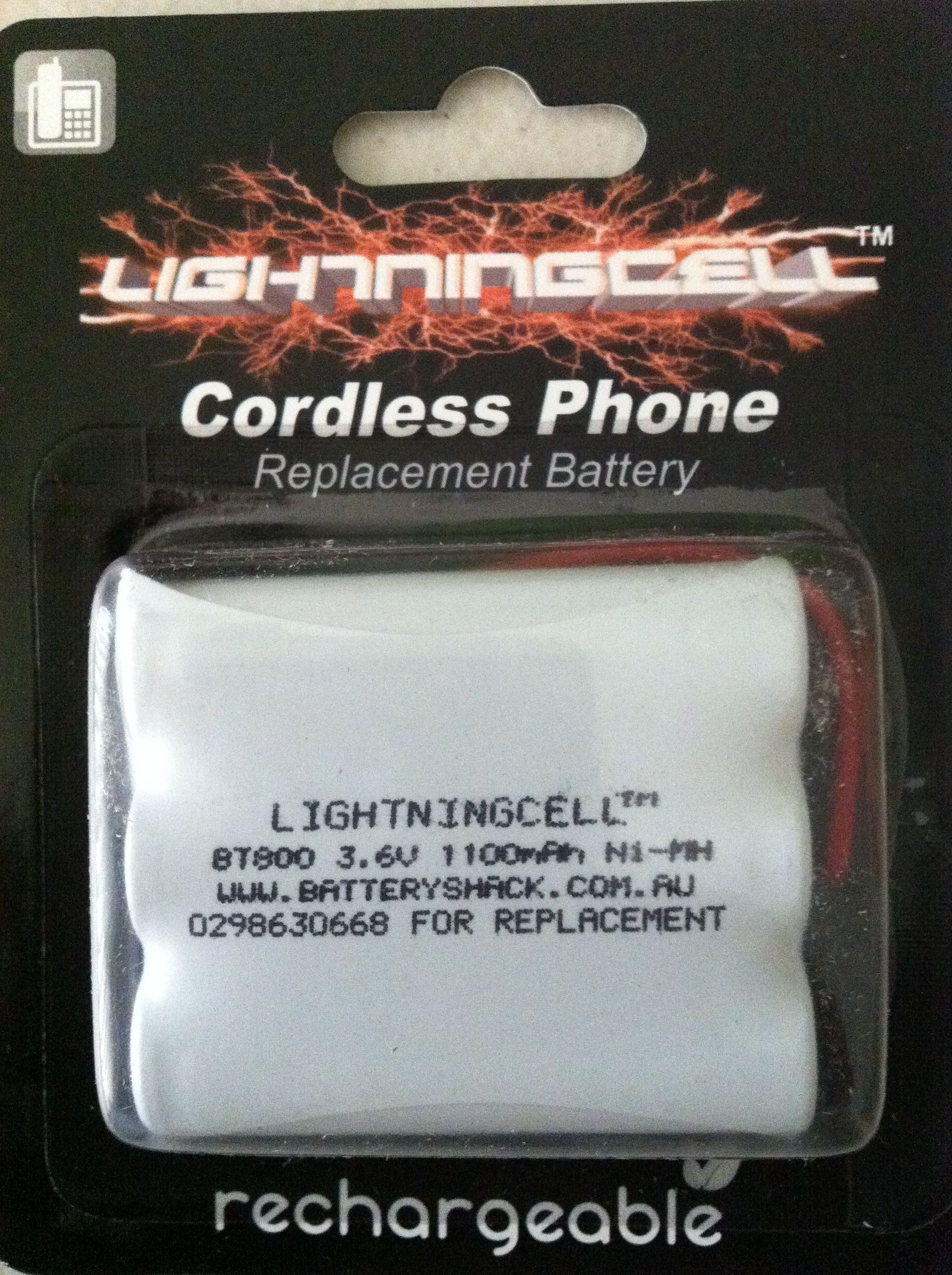 UNIDEN BT800 BT800 CORDLESS REPLACEMENT BATTERY [bt800] AU5.88