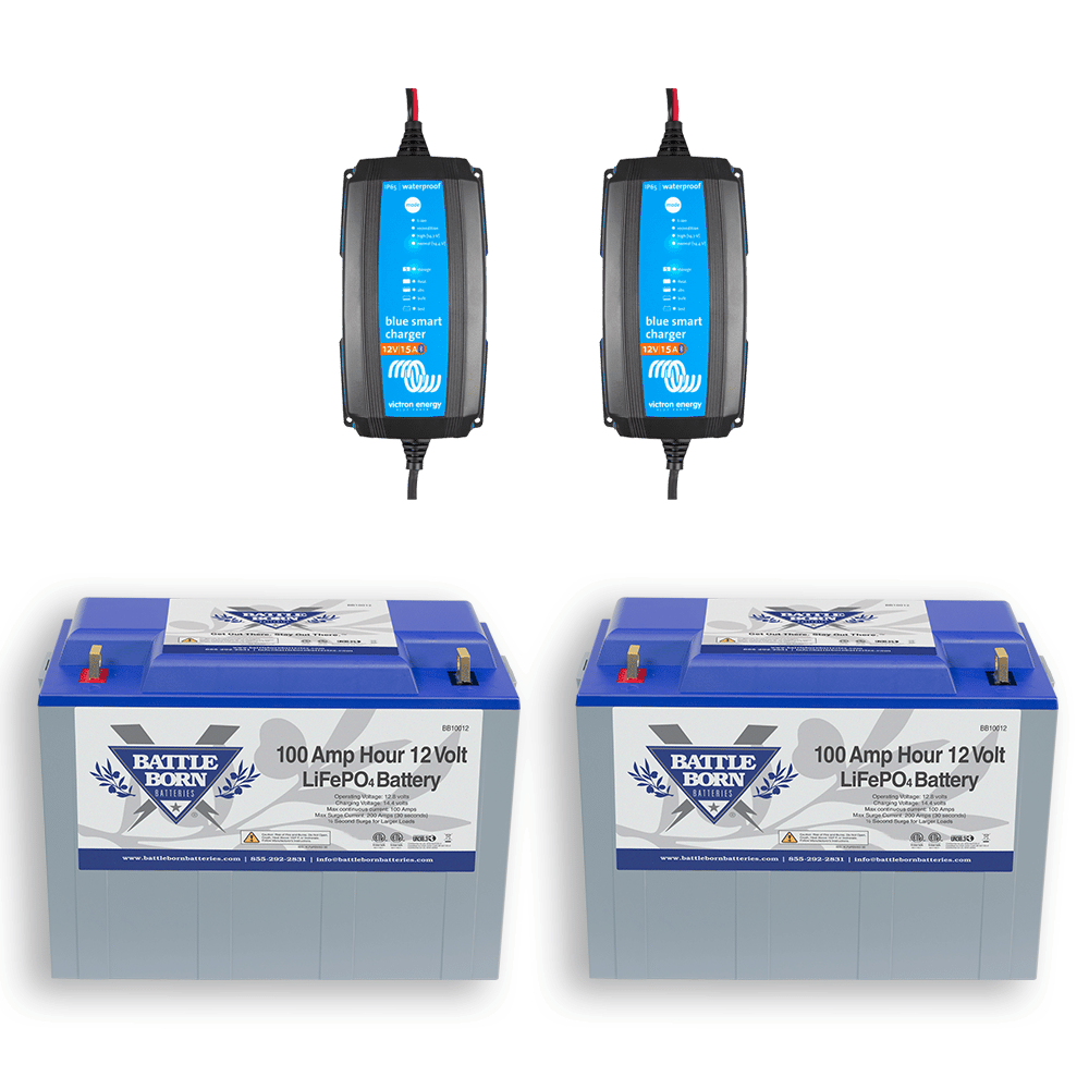 Battle Born Energy Trolling Motor 100Ah Kit Battle Born Batteries
