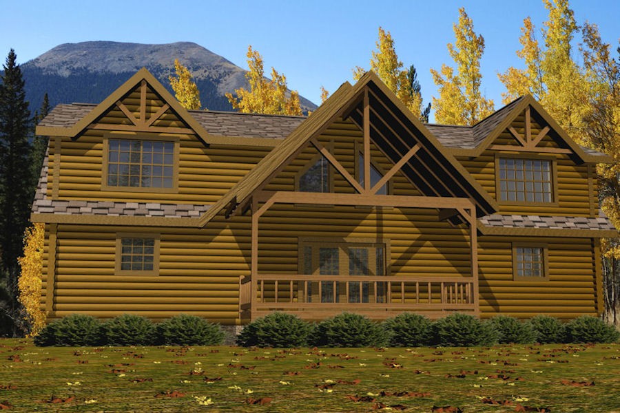 Whispering Pines II Battle Creek Log Homes