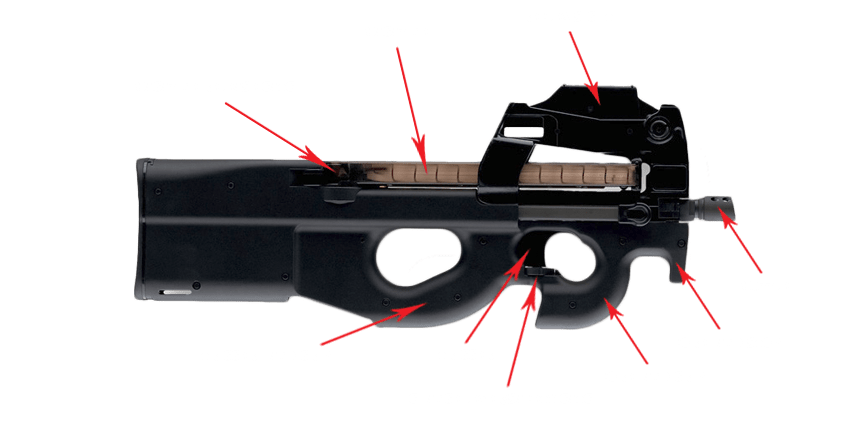 FN P90 used by Battlefield south battlefieldsouth.co.uk